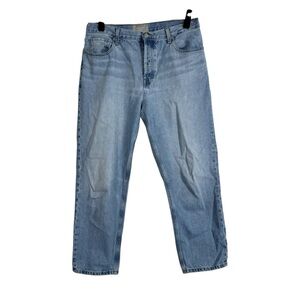 Everlane Jeans High Rise 90s Cheeky Straight Leg Button Fly